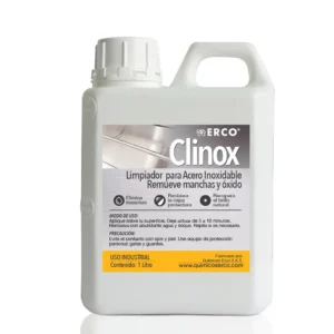 Clinox: Limpiador Removedor de Manchas y Óxido del Acero Inoxidable ERCO - 1 Litro
