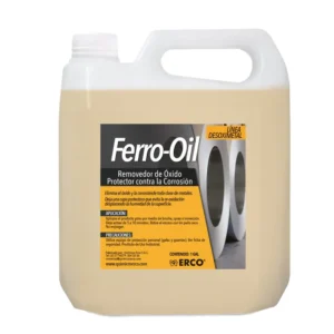 Ferro Oil: Lubricante Protector Anticorrosivo para Metales ERCO - 1 Galón