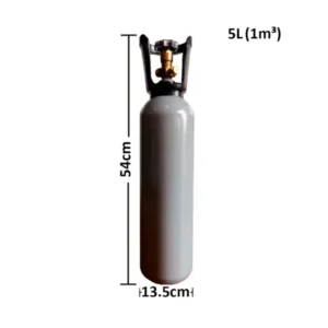 Cilindro para CO2 5LT (1M3) en Acero